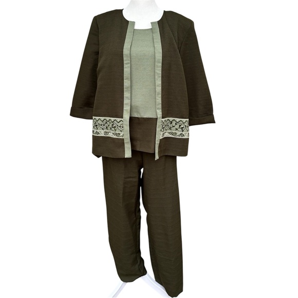 Sag Harbor Pants - Sag Harbor Vintage Green Pants Set